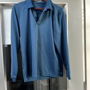 Men’s Haggar long sleeve polo. Sz M